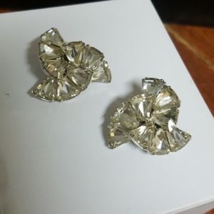 Eisenberg Rhinestone Vintage Earrings